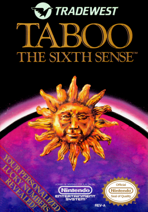 Taboo - The Sixth Sense (USA) box art